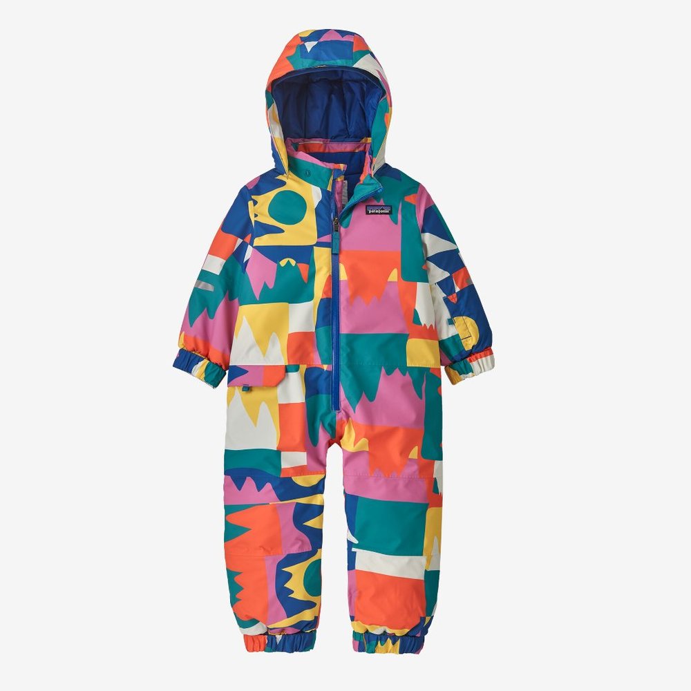 2T Patagonia Baby Snow Pile One-Piece Snow Suit in Passage Blue